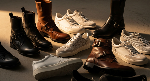 Stylish collection of large size innovative Napa material boots