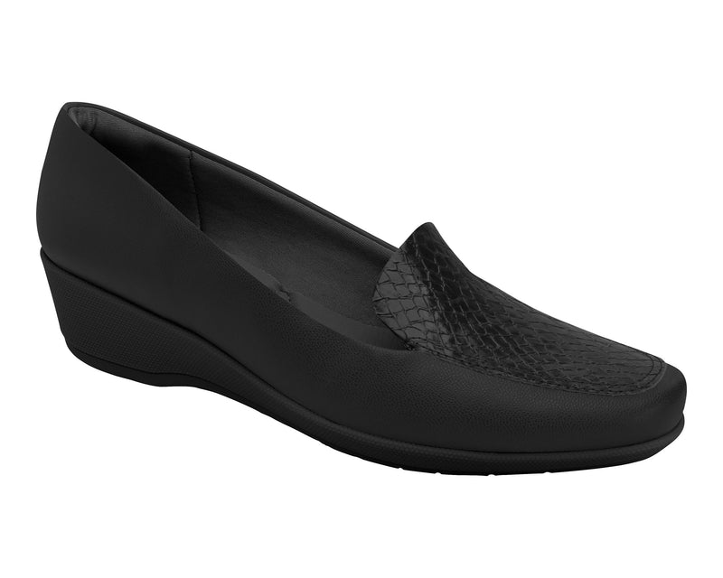 Sophisticated Black 3cm Wedge Business Shoe by Piccadilly – An Ideal Blend of Elegance and Comfort Piccadilly Ref: 143138-162