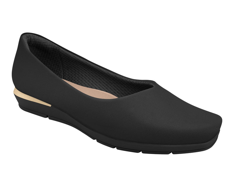 Piccadilly Ref: 147190 Health-Optimizing Flat Shoe with PICCADILLY MAXITHERAPY – ANVISA Certified Black, Arriving November 2023