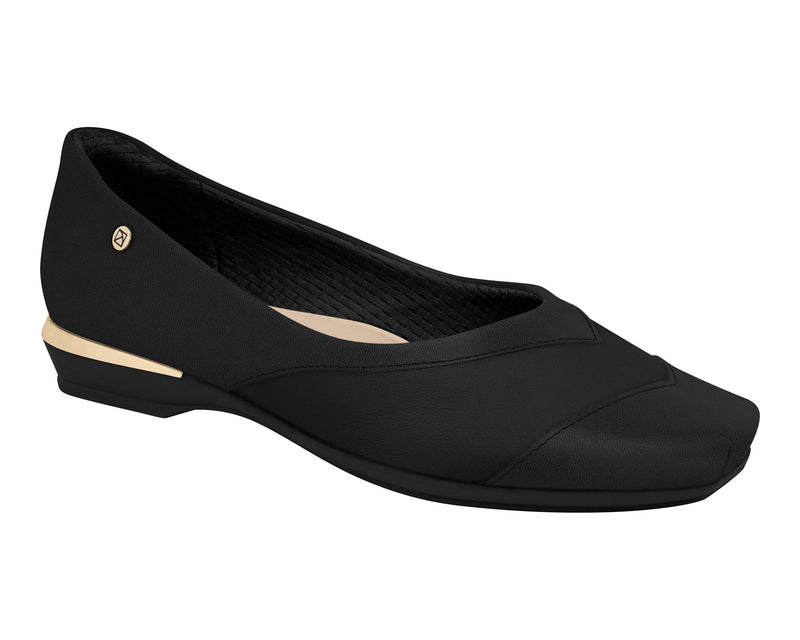 Piccadilly Ref: 147293 Health-Optimizing Flat Shoe with PICCADILLY MAXITHERAPY – ANVISA Certified Black, Arriving November 2023