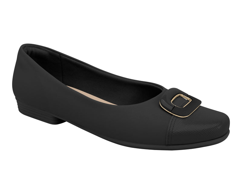 The Piccadilly Ref 250201 Flat Shoe Flexible, Elegant Floral Flat Shoe for Everyday Comfort and Style in Black, ETA November 2023