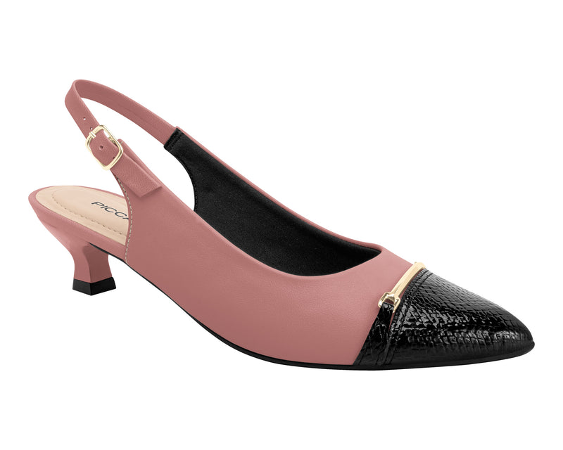 the Piccadilly Ref 740015 Rose Slingback Pointed Toe: an iconic blend of luxury and comfort crafted with innovative materials