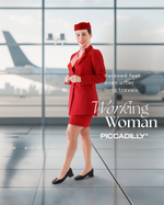 Piccadilly Ref: 200A 🛫Flight Attendant Terminal & Cabin Shoes – Comfortable Airline Crew Footwear