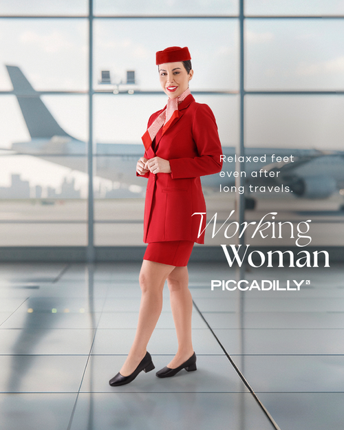 Piccadilly Ref: 200A 🛫Flight Attendant Terminal & Cabin Shoes – Comfortable Airline Crew Footwear