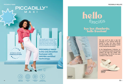 Piccadilly's Brazilian Elegance: Ref 539054 – Embrace Freedom in Every Step Prevents Fasciitis Pain