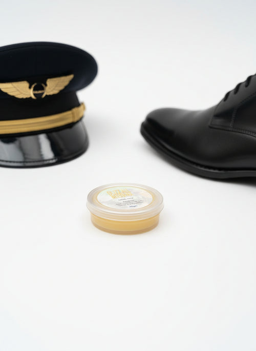 Travel Shoe Polish/Conditioner with Beeswax for Leather, Vinyl, and Wood - Provides Waterproofing and Conditioning. Expertly Made in New Zealand.