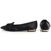 Piccadilly Ref: 274038 Velure Flat in Black Piercing Detail