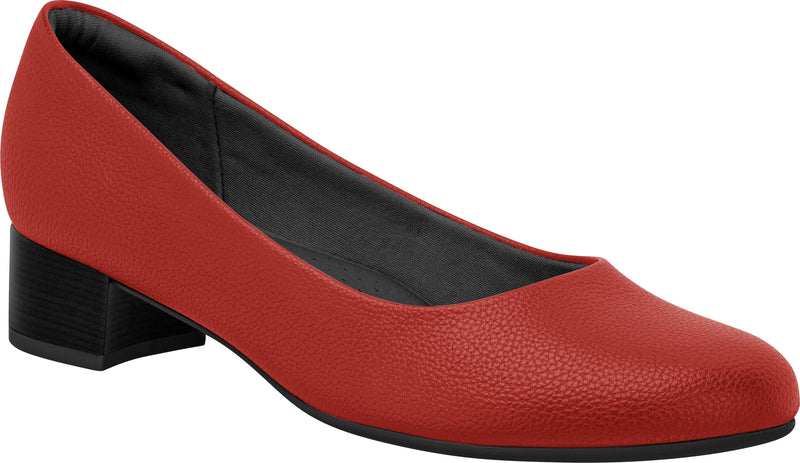 Piccadilly Ref: 140072 Red Flight Attendant Crew Shoes For Uniform Business With Low Heel