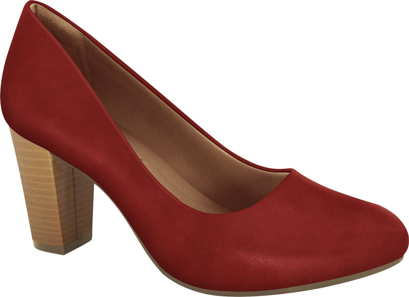 Ramarim 1894252 Women Fashion Comfortable Business Shoe Mid Heel in Red