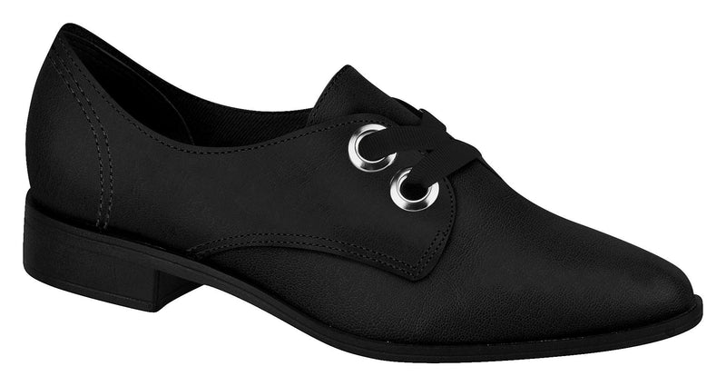 Beira Rio 4223.103 Women Fashion Comfortable Business Oxford Shoe Mid Heel in Black