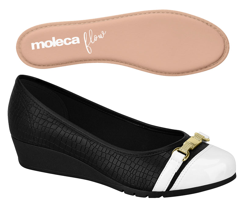 Moleca Flow 5156.752 Women Fashion Shoes Black & White