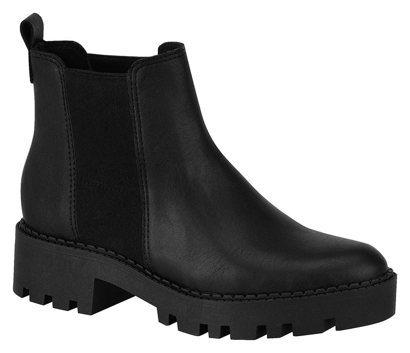 Moleca Ref 5331.100 Women Fashion Chelsea Comfy Ankle Boot in Black