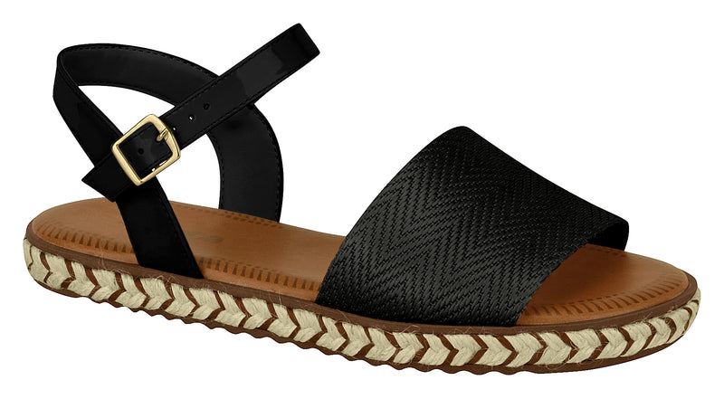 Moleca 5413.615 Women Fashion Flat Sandals in Black
