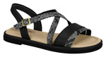 Modare 7139.104 Women Flat Fashion Sandal Travel Casual Shoe in Black