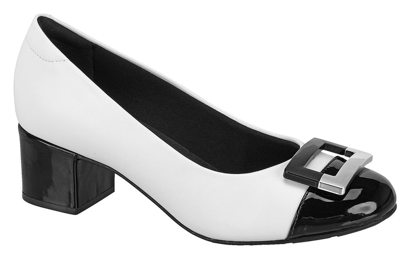 Beira Rio 7316.107-1231 Women Fashion Shoe Comfort in White Black