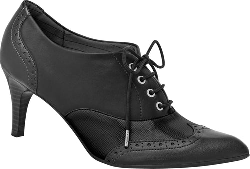Piccadilly Ref 745030 Women Oxford Ankle Boot Black