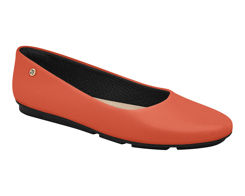 Piccadilly Ref: 122005 Flat Ballet Shoe in Fun Carrot