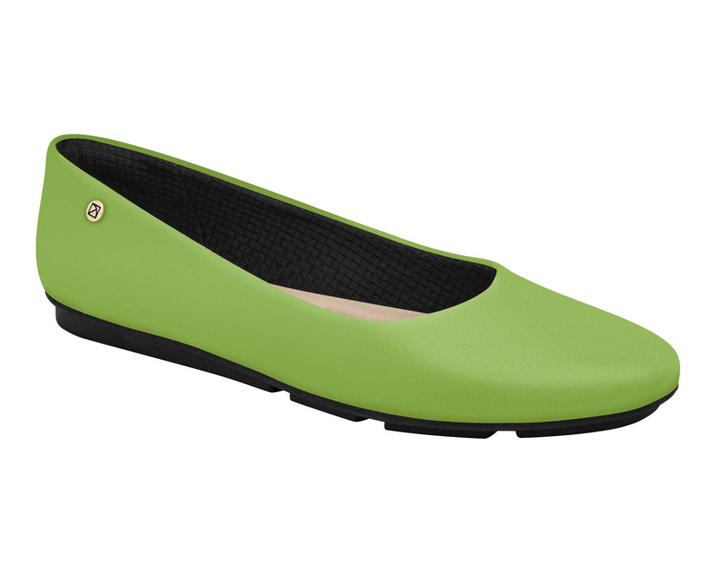 Piccadilly Ref: 122005 Flat Ballet Shoe in Fun Green