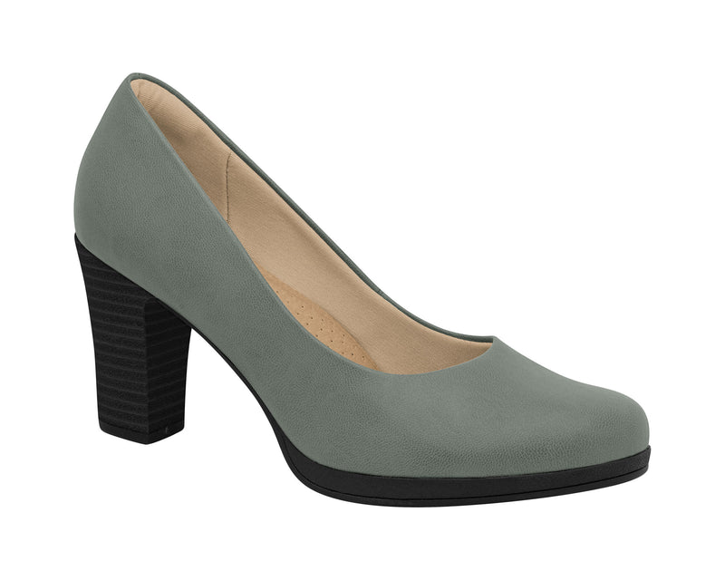 Piccadilly Ref: 130185 Business Court Shoe Medium Heel in Asparagus